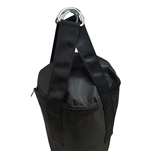 Image of Hipkoo Sports 3 Feet Unfilled Matte Punching Bag with Hand Wrap Combo | 1 Punching Bag & 1 Hand Wrap | for Boxing, MMA, Sparring, Punching Training Kick & Muay Thai (Black)
