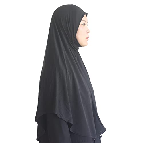 Plain Hijab for Women Muslim Headscarf Islamic Scarf Easy to Wear Prayer Hijabs2