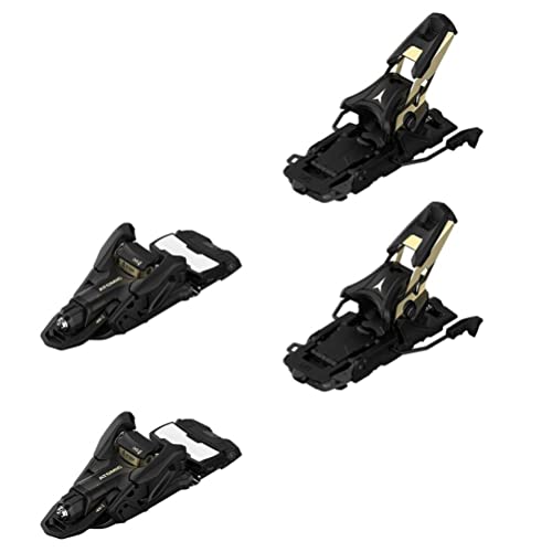 Struttura a basso profilo ATOMIC N Shift 13 MNC Attacchi Adulti Unisex, Nero/Gold (Nero), Taglia Unica