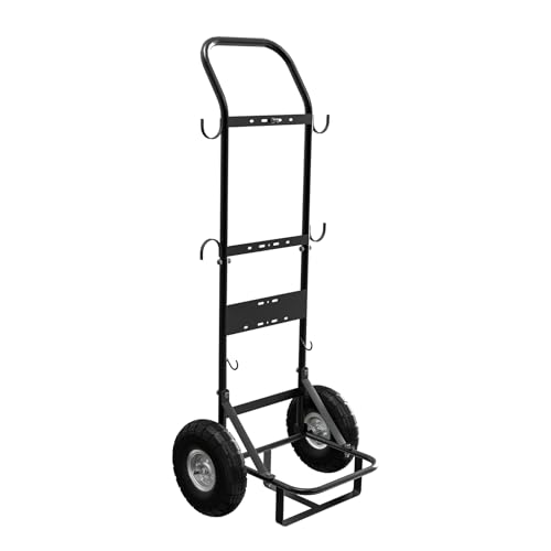 CAMPLUX Dolly Hand Cart for Portable Tankless Water Heaters Up to 220 lb. Capacity Mobile Hot Water Washing Station for Pet Grooming Horse Stables Hunting & Camping