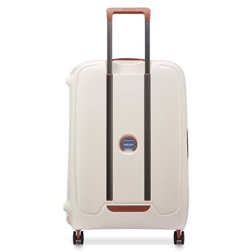 Image of DELSEY PARIS Moncey 69 cms Medium Check-in Polypropylene Hardsided 8 Wheels Spinner Luggage /Suitcase /Trolley Bag for Travel with TSA Lock- Angora
