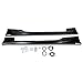 KUAFU Side Skirt Rocker Panels Guard Compatible with 2012-2021 Subaru BRZ Toyota 86 Scion FR-S Extension Replacement Spoiler Body Kit Black ABS