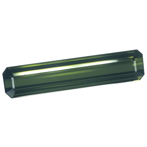 Image of 3.34CT RAVISHING VVS OCTAGON UNHEATED GREEN TOURMALINE NATURAL