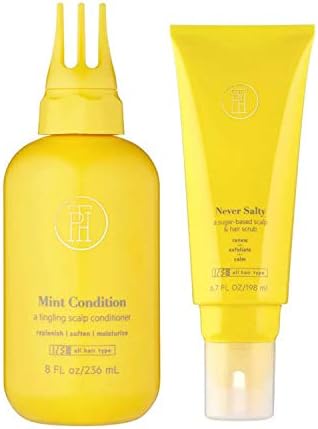TPH By Taraji Hair And Scalp Treatment Set! Mint Scalp Conditioner Helps Scalp And Hair Replenish, Moisturize and Soften! Sugar Scalp Scrub That Renew, Exfoliate and Cleanses Hair & Scalp!
