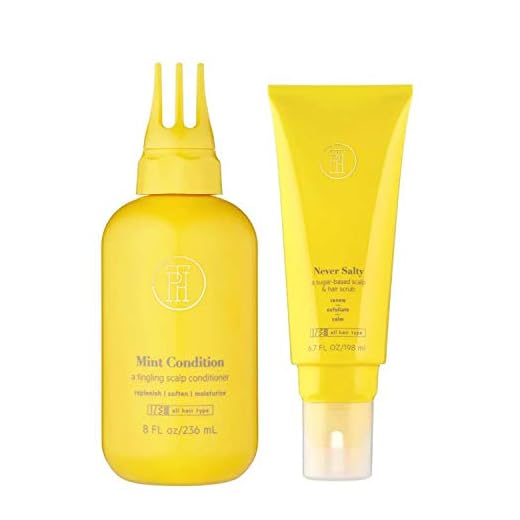 TPH By Taraji Hair And Scalp Treatment Set! Mint Scalp Conditioner Helps Scalp And Hair Replenish, Moisturize and Soften! Sugar Scalp Scrub That Renew, Exfoliate and Cleanses Hair & Scalp!