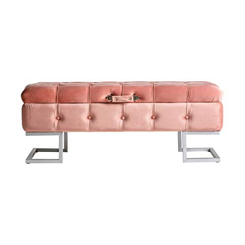 Muebles Auxiliares - Banqueta Baúl Rich Rosa Cover