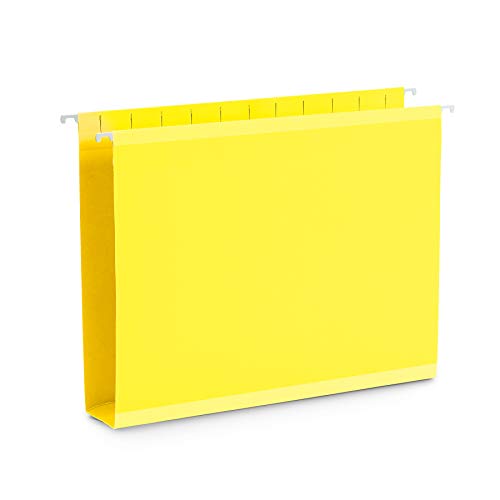 image for 25 Blue Summit Supplies Hanging File Folder Extra Capacity, Expanding 