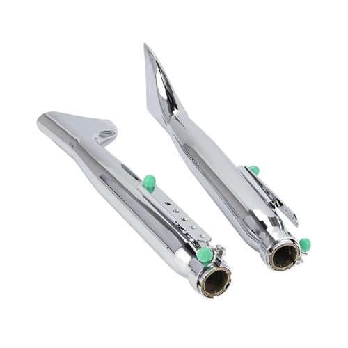 Tubo de escape universal con silenciador lateral izquierdo y derecho bobber 6