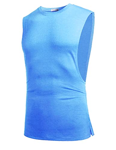 Image of COOFANDY Men Workout Tank Top 2 Pack Gym Bodybuilding Sleeveless Muscle T Shirts