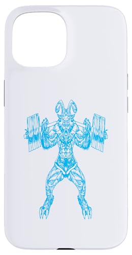 Beast ウェイトリフティング バーベル フィットネス 動物 ジム ワークアウト スマホケース iPhone 15 用