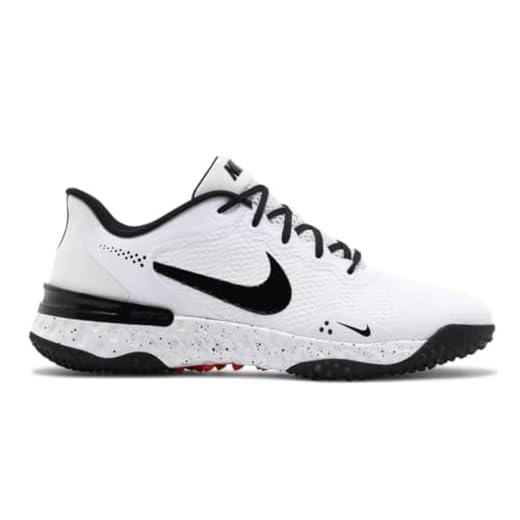Nike Unisex Running/Baseball Alpha Huarache Elite 3 Turf Shoes White/Black/Crimson (US Footwear Size System, Adult, Men, Numeric, Medium, 12)