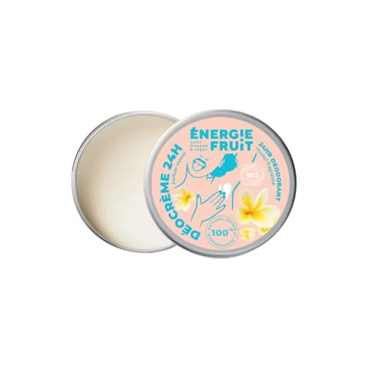 ENERGIE FRUIT | Déodorant crème | Parfum Monoï | BIO certifié par ECOCERT
