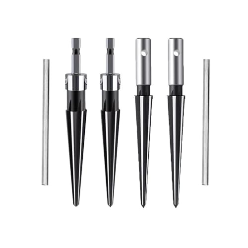 SUPKOUMKBG 2 escariadores hexagonales manuales de 3-13 mm/5-16 mm for herramientas de perforación de guitarra, madera, metal y plástico.