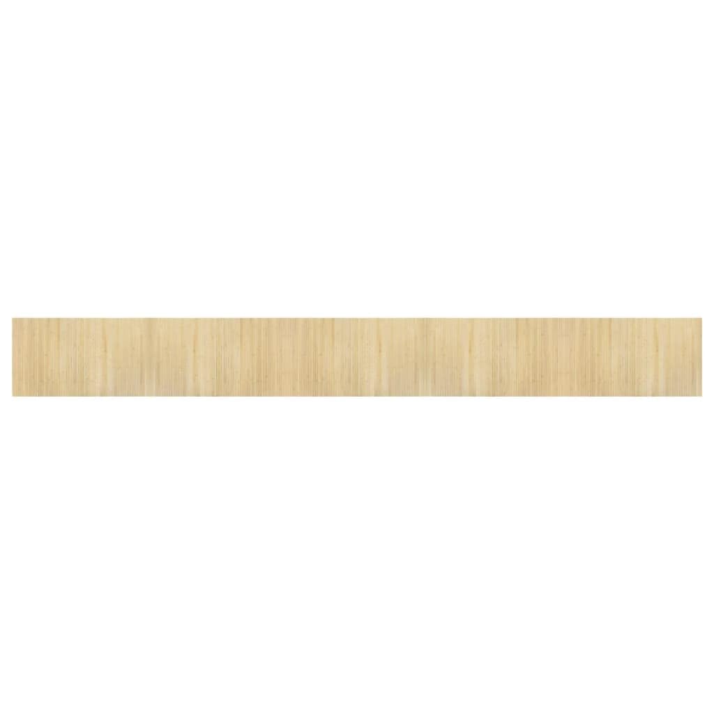 Tapis en bambou naturel 60x500 cm grand chemin de couloir résistant