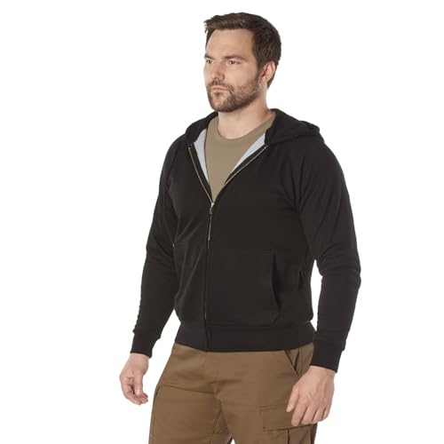 Amazon.com: Rothco Thermal Lined Full-Zip Hoodie – Warm and