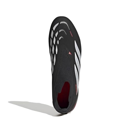 Image of adidas League Laceless Firm Ground Soccer Cleats - Red, White