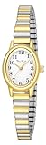 Diaofendi Petite Women's Easy Reader Watch, Analog Women Watch with Stainless Steel Expansion Band, Water Resistant (Two-Tone, M(5.9'-7.5'))