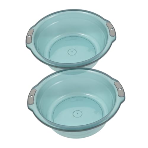Ipetboom Large Plastic Foot Bath Basin Secure Dual Handles Modern Spa Foot Soak Tub for Hand Washing Vegetable Wash Tub