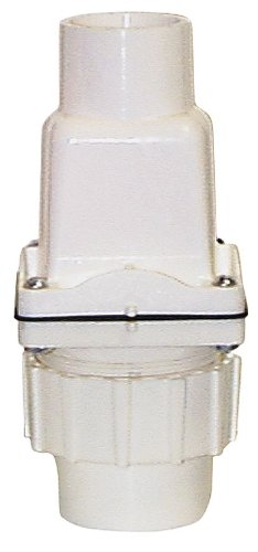 ZOELLER 30-0102 Dual-check Valve,1-1/2 In,Socket,PVC