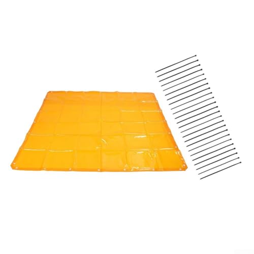 FACAIIO Cortina de soldadura de 1,7 x 1,7 m, ignífuga, impermeable, protección UV para uso industrial