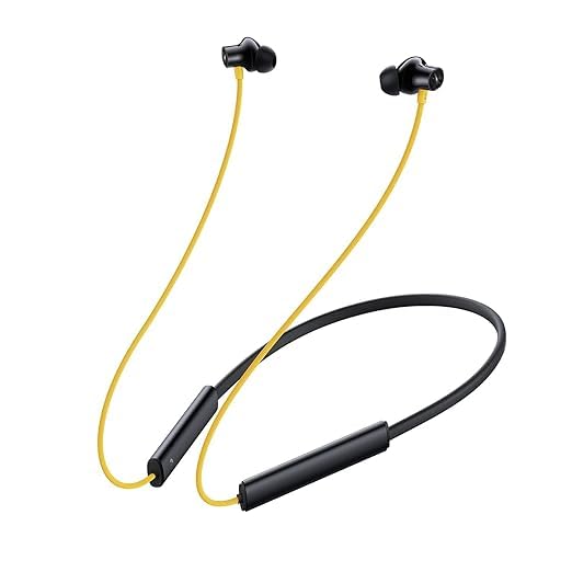Original Neckband Compatible for Realme Buds Wireless 3 ANC – Premium Wireless with Mic, Deep Bass Sound, Gaming Mode & Magnetic Instant...