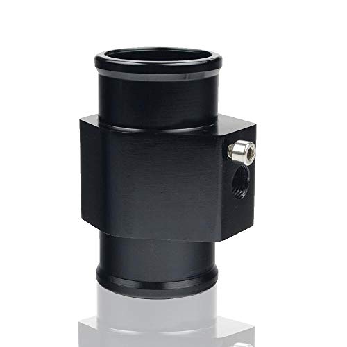 Universal Water Temp Joint Pipe Water Temp Temperature Joint Pipe Sensor Gauge Radiator Hose Adapter, (Black, 26Mm) #TOP2