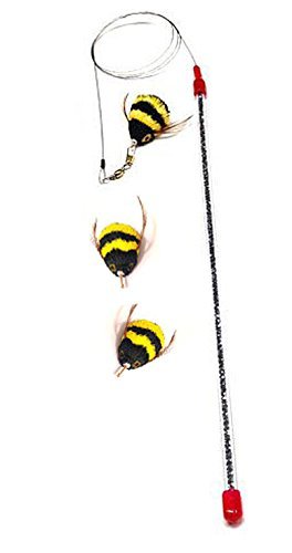 Go Cat Da Bee Teaser Wand & Attachments Value Pack