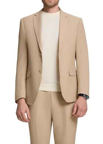 Mens Knit Suit Set 2 Pieces Slim Fit 2 Button Suit Blazer Pants Lightweight Casual Tuxedo Men for Wedding Prom