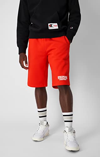Champion X Stranger Things Pantaloncini Bermuda Mixte au design graphique exclusif - 3
