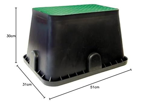 Aqua Control C1903 Premium Rechteckige Nistkasten für Elektroventile Maße: 40 x 30 x 27 cm.