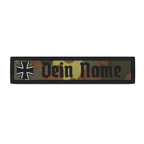 Copytec Écusson en forme de croix - Personnalisable - Avec inscription « Alt Deutsch Bundeswehr » - #40514