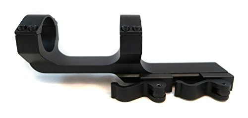 Monstrum Tactical 30 mm Cantilever Dual Ring Scope Mount with Quick Release, Offset Design, Picatinny, Heavy Duty