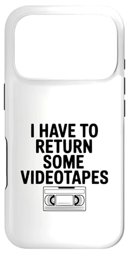 I Have to Return Some Videotapes Retro 80s ���[���A �X�}�z�P�[�X iPhone 17 Pro �p