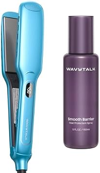 Wavytalk Vent Sesh Flat Iron and Heat protectant Spray for Hair 5 Fl Oz