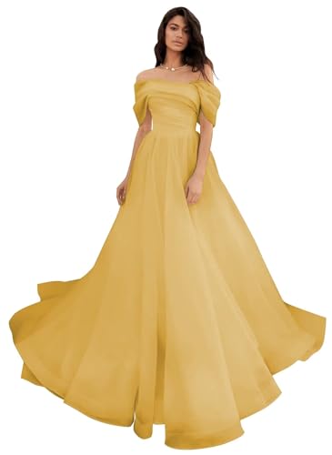 Schulterfreies Brautkleid aus Tüll für...