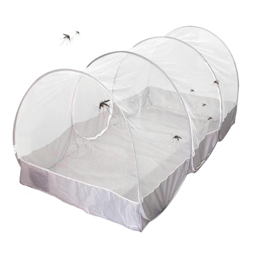 Malla de camping plegable para dormir al aire libre sin mosquitos en la playa 2
