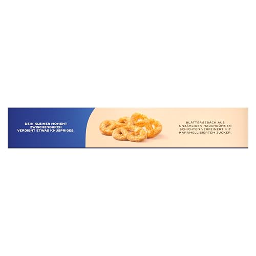 Bahlsen Blätterbrezeln - 12er Pack - karamellisiertes Blättergebäck in Brezelform (12 x 100g)