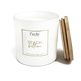 Becky Home 3 Wick Candle, 14.5oz Peach Bellini Candle, 3 Wick Candles, Big Candles, Huge Candle, Three Wick Candle, Bath Candles, Candle 3 Wick, 3 Wick Candle Jars