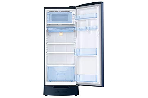 Image of Samsung 192 L 5 Star (2019) Inverter Direct Cool Single Door Refrigerator (RR20R182XCU /HL, Camellia Blue)