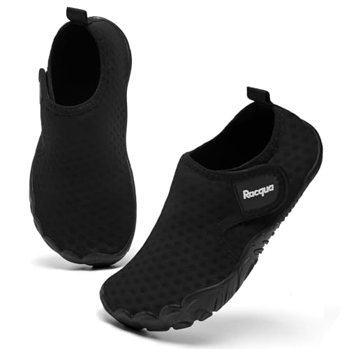 Image of Racqua Kids Water Shoes Girls Boys Quick Dry Beach Barefoot Swim Aqua (Little Kid /Big Kid)