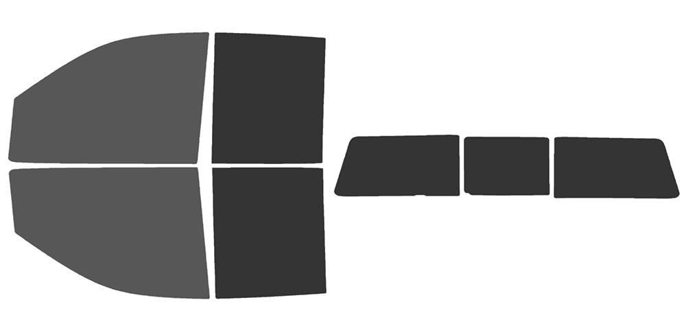 The Tint Effect Precut Window Tint Kit Compatible with Chevrolet Silverado 2500 &amp; 3500 HD Double Cab (2020-2026)(30% Front / 15% Rear / 3 piece Slider) Automotive Film