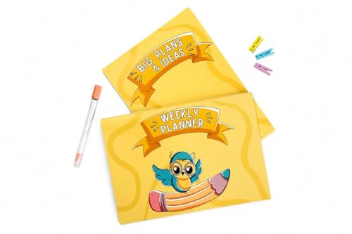 Image of A4 Weekly Planner for Kids & Students, 40 Tear-Off Pages