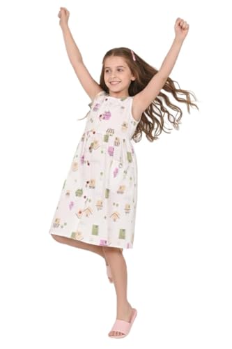 Image of VIKITA 2017 Girls Embroidery Cotton Long Sleeve Flower Dresses LH5460 for 1-8 Years ?-