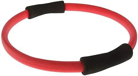 TEMKIN Yoga Wheel Fitness Resistance Ring Circle for Women Yoga Fitness Exercise-Red