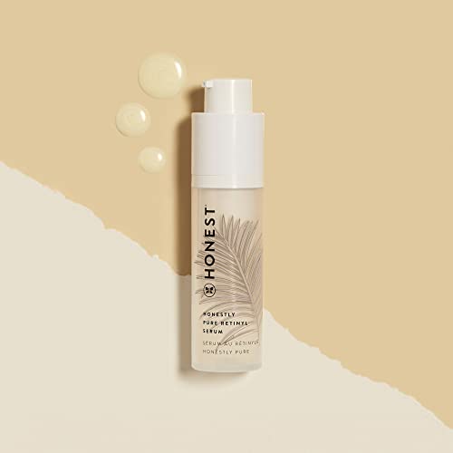 Honest Beauty Honestly Pure Retinyl Serum With Retinyl Linoleat To Help Reduce The Appearance Of Fine Lines + Wrinkles | Dermatologist Tested | Vegan + Cruelty Free | 1 Fl. Oz. #TOP3