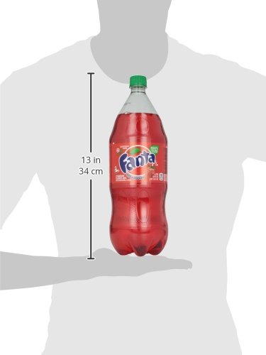 Fanta Strawberry Soda Fruit Flavored Soft Drink, 2 Liter Bottle