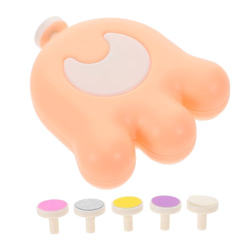 Healeved Electric Baby Nail Polisher Kit Safe Nail Trimmer for Boys and Girls with 5 Grinding Heads Quiet Operation