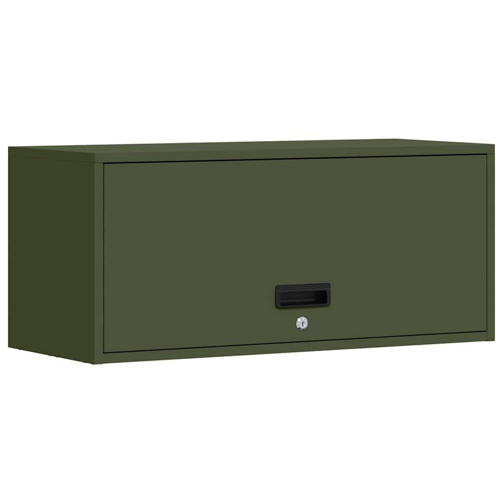 Armoire Murale De Garage Olivově Zelená 80 x 33 x 35 cm