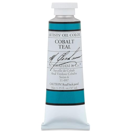 M. Graham & Co. GRM-11-097 Oil Paint, Cobalt Teal