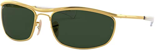 Ray-Ban RB3119M Sunglasses Bundle: RB 3119M OLYMPIAN I DELUXE 001/31 Arista and Eyewear Cleaning Kit